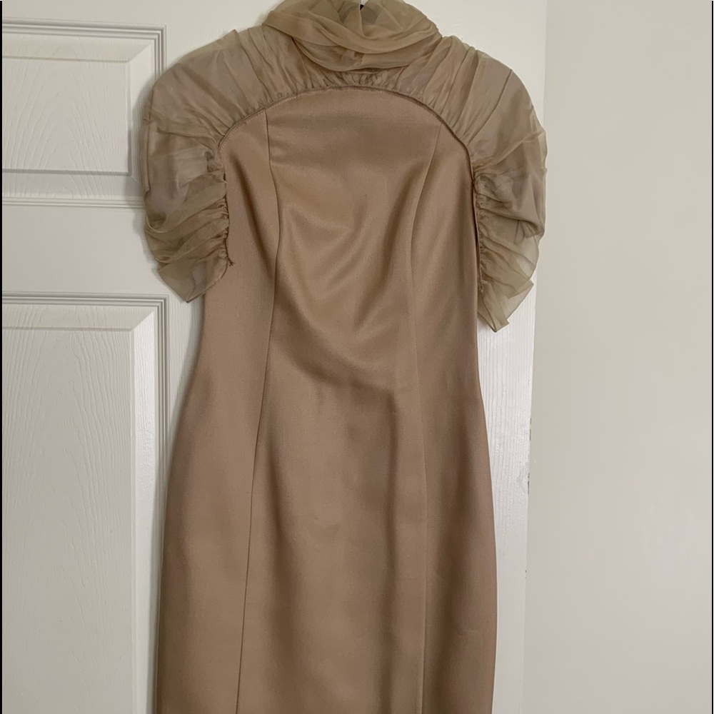 Dolce & Gabbana Beige Tulle Dress